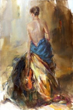 Impresionismo Painting - Hermosa Chica Bailarina AR 09 Impresionista